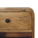 Mini Floating Open Bedside - Oak by Unique Piece Furniture