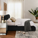 Storage Upholstered Hydraulic Platform Bed With Integrated Headboard by HouseOfZazla