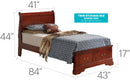 Upholstered Panel Sleigh Bed Design by HouseOfZazla