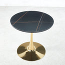 Mid-Century Tulip Table With Round Top, Pedestal Base by Unique Piece Furniture