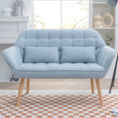50" width Loveseat sofa - Ergonomic with pillow