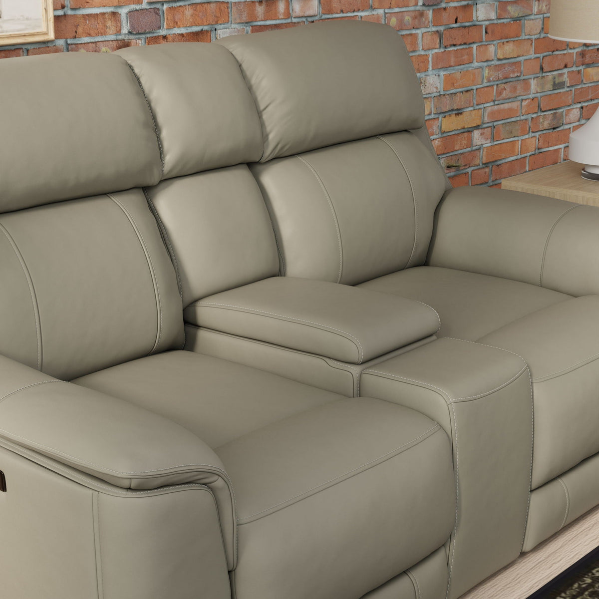 Oslo - Dual Power Reclining Loveseat With Console, photo 20 of 24