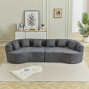 Curved Sectional Sofa - Oversized Modern Design