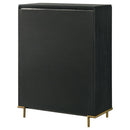 Anser - 5 Drawer Chest, Bedroom Storage Furniture - Black by HouseOfZazla