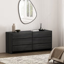 Linda - Double Wide Dresser With 6 Drawers by HouseOfZazla