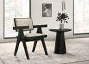 Jasper - 3 Piece Arm Chairs And Console Table (Set of 3) - Ebony Black by HouseOfZazla