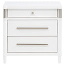 Gracemont 3-drawer Bedroom Nightstand Bedside Table White