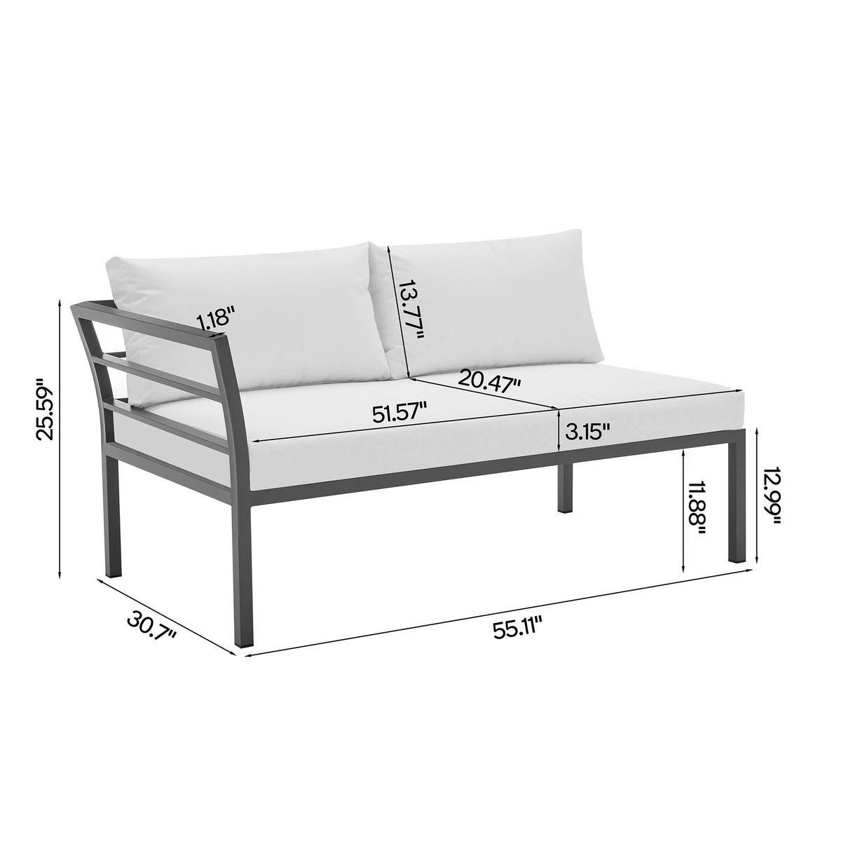 Sunnyside - 5 Piece Outdoor Conversation Set, photo 34 of 40