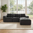 101" L-Shaped Modular Compression Sofa