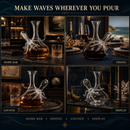 Octopus Tentacle Glass Decanter Handcrafted Decorative