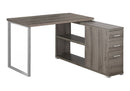 L-Shape Computer Desk with Storage Drawers by HouseOfZazla