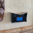 ButterFly Box in JET BLACK - Wall Mount Mailbox