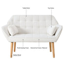 50 "width Loveseat sofa - Ergonomic with pillow