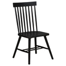 Andrews 5-piece Round Dining Table Set Light Ash and Black