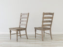 Ladderback Dining Chairs, (Set of 2) - Taupe by HouseOfZazla