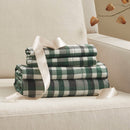 4 Pieces Queen 100% Cotton Flannel Printed Sheet Set Finton