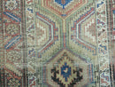 3'4" X 12' Antique Hand Made Turkish Wool Rug Runner Carpet Camel Hair Nice