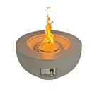 Outdoor Round Propane Fire Pit Table 28-inch, 40,000 BTU by HouseOfZazla