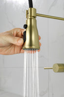 3 Functions Wall Mounted Bridge Kitchen Faucet