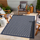 Sunshine - 5'3" X 7'3" Indoor & Outdoor Area Rug - Blue by HouseOfZazla