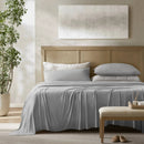 4-Piece King Stretch Jersey Sheet Set,Grey by Montret