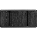 Distinctive Features of a Four-Door Cabinet Sideboard with Ash Veneer suitable for Hallway, Entryway, Living Room