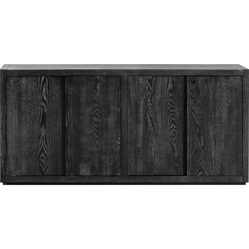 Distinctive Features of a Four-Door Cabinet Sideboard with Ash Veneer suitable for Hallway, Entryway, Living Room