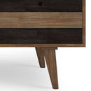 Clarkson - Desk With Side Drawers - Rustic Natural Aged Brown by HouseOfZazla