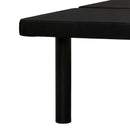 Queen Size Platform Bed Frame, Bedroom Furniture Metal Bed Foundation Base - Black by HouseOfZazla