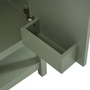 Elegant Bathroom Vanity With Ceramic Sink And Versatile Storage by HouseOfZazla