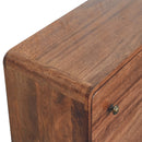 Solid Wood Curved Honey Dresser