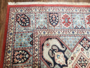 8 x11 Top Quality Veg Dye Turkish Carpet Decorative Handmade Geometric Area Rug