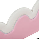Extending Daybed With LED Lights, Modern Upholstered Princess Daybed With Crown Headboard by HouseOfZazla