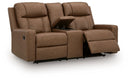 Mackmenville - Double Reclining Loveseat With Console by Unique Piece Furniture