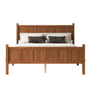 Queen Size Flat Panel Bed with Headboard & Footboard