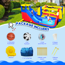 7 in 1 Inflatable Slide Water Park for Kids by HouseOfZazla