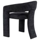 Carlow Upholstered Dining Arm Chair Black (Set of 2) by Unique Piece Furniture