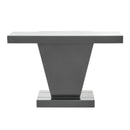 Nysa - 32"H Console Table - Mirrored & Faux Crystals
