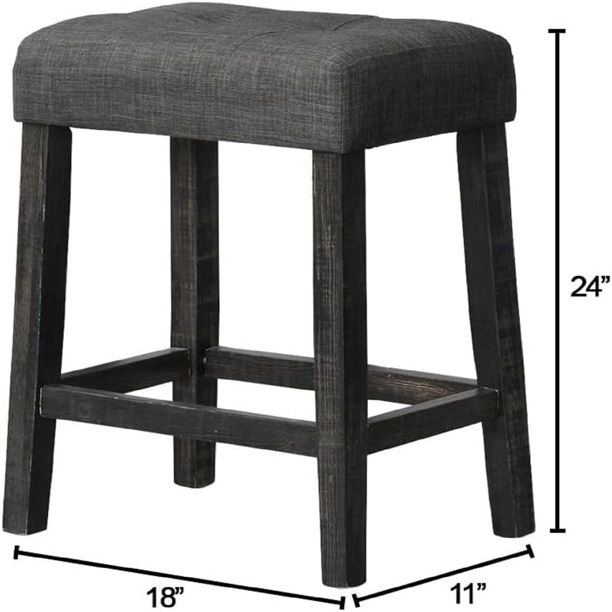 Transitional Backless Counter Stool (Set of 2), photo 5 of 8