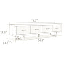 TV Stand With Slatted Drawers
