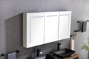60in. W x 36 in. H LED Large Rectangular Aluminum Alloy Surface Mount Medicine Cabinet with Mirror