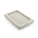 2-in-1 Multi-Purpose Inflatable Toddler Travel Bed Air Mattress Set with Electric Pump-Gray by LJGDeals