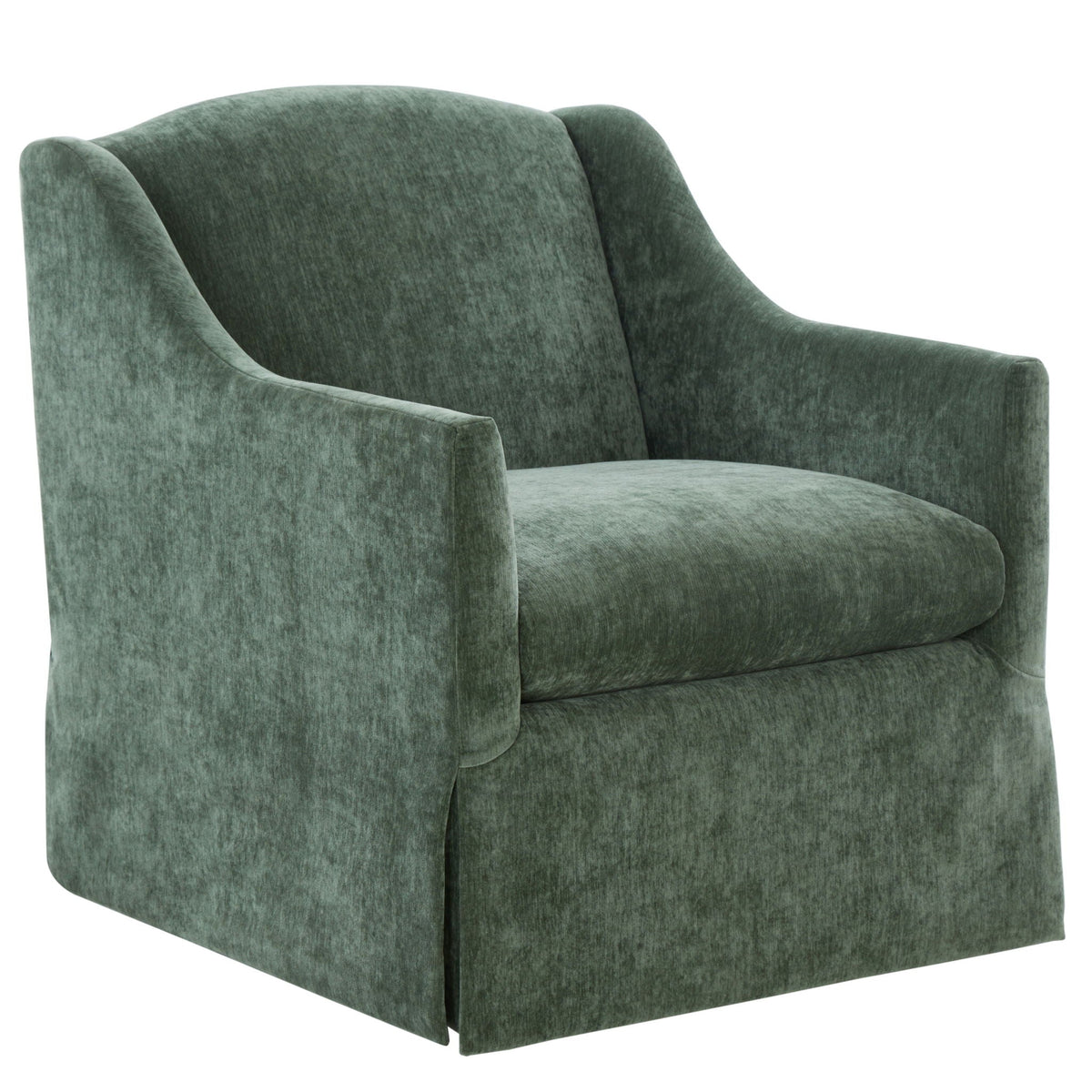 Luisa - Skirted Swivel Accent Chair, photo 3 of 40