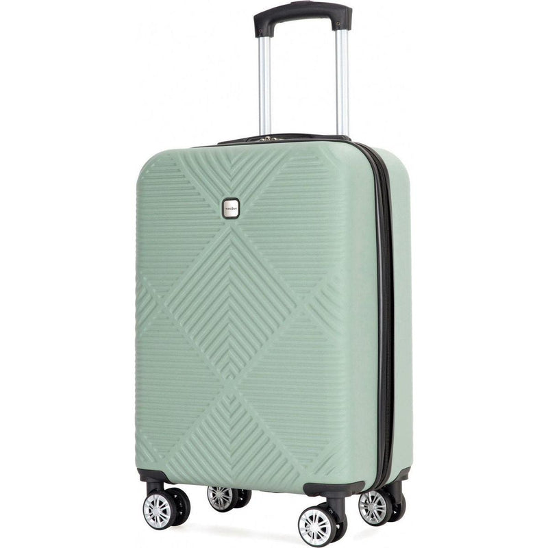 2Piece Luggage Sets ABS Lightweight Suitcase, Spinner Wheels, (20/14) OLIVE GREEN