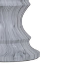 Geometric Round Outdoor End Table - Marble by HouseOfZazla
