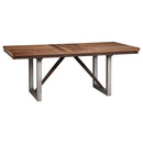 Rivera - Extension Dining Table - Natural Walnut by HouseOfZazla