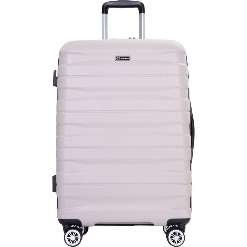 3 Piece Luggage Sets PC Lightweight & Durable Expandable Suitcase with Two Hooks, Double Spinner Wheels, TSA Lock, (21/25/29) Sand