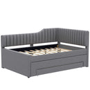 Upholstered Daybed With Trundle And 3 Drawers by HouseOfZazla