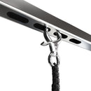 Folding Dog Pet Grooming Table Stainless Steel Frame Rubber Mat On Board With Adjustable Arm And Clamps Pet Dog Cat Grooming Table by HouseOfZazla