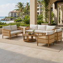 TOPMAX 5-Piece Acacia Wood Patio Furniture Set